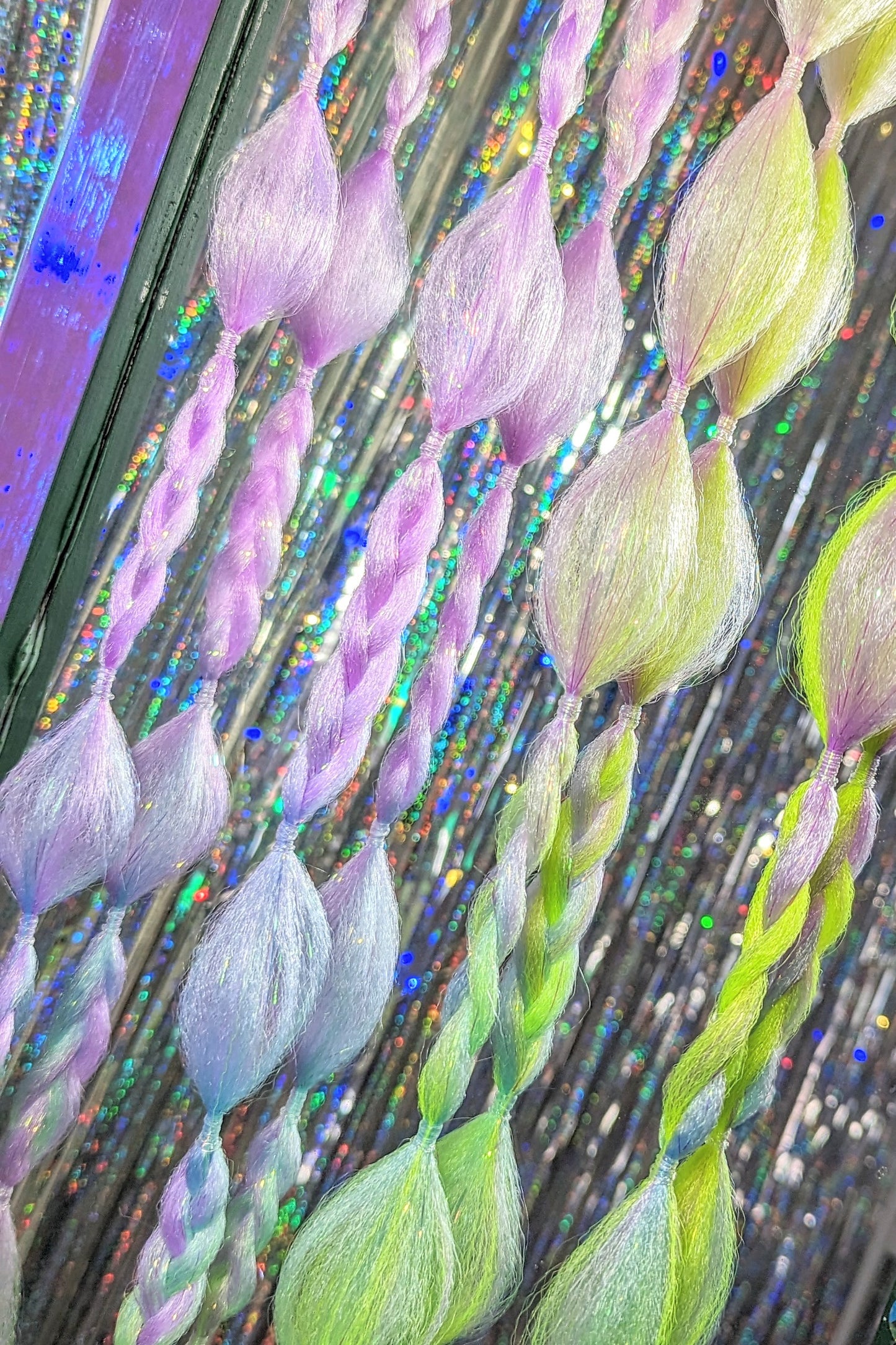 Mini Tie-in festival hair extension braid - CUSTOM ORDER