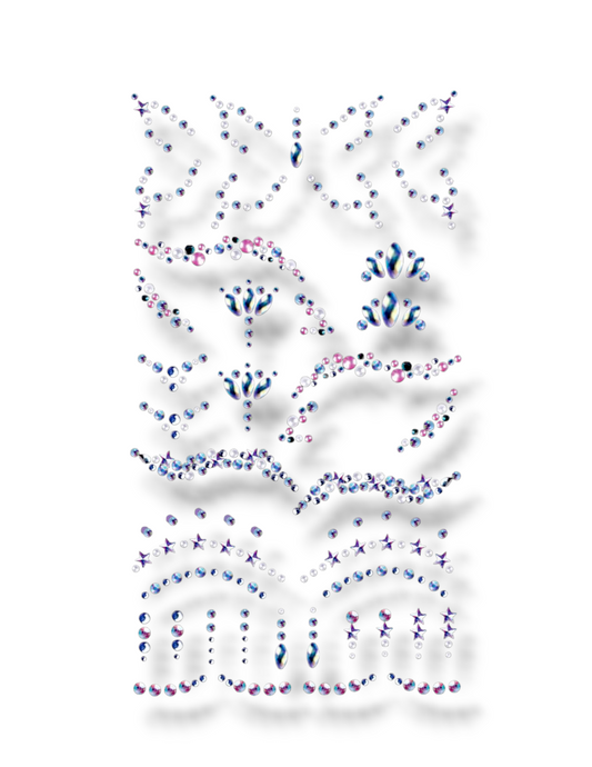 Holo Prizm 1.0 self adhesive festival gems