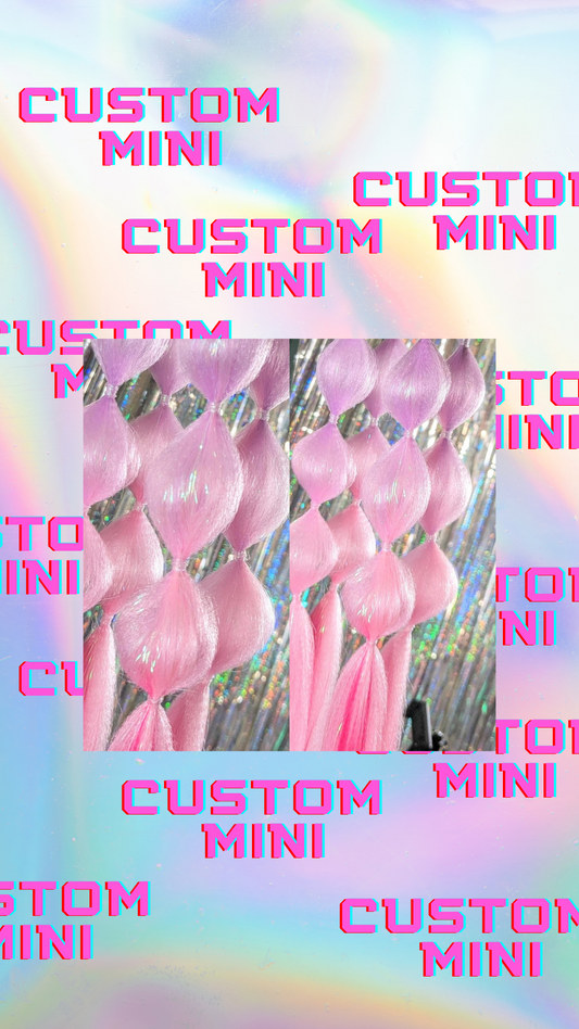 CUSTOM ORDER - Mini Tie-in festival hair extension braid