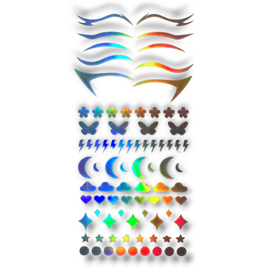 HOLO EYES self adhesive UV eye stickers - Holographic