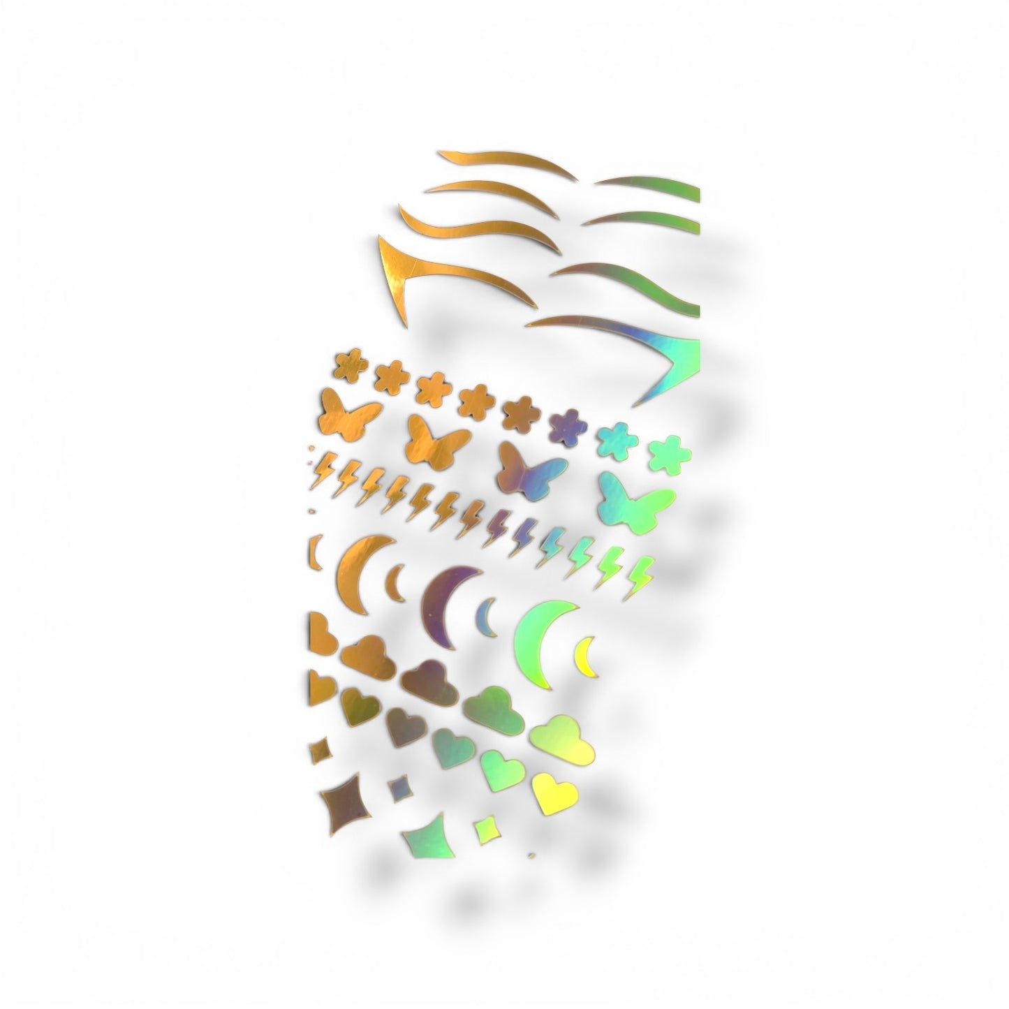 HOLO EYES self adhesive holographic eye stickers - 4.0 ( sample )