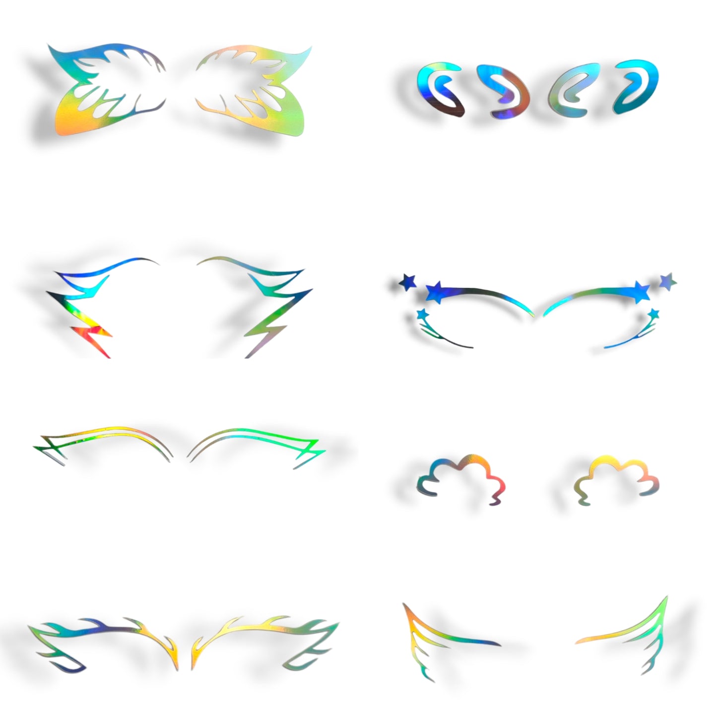 HOLO EYES self adhesive eye stickers